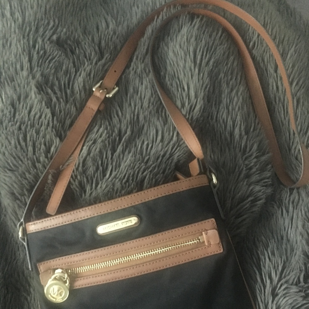 Michael Kors Kempton Nylon Crossbody - Black